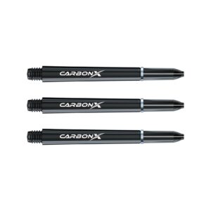 Winmau set van 3 shafts | Carbon X Fibre Reinforced | Carbon