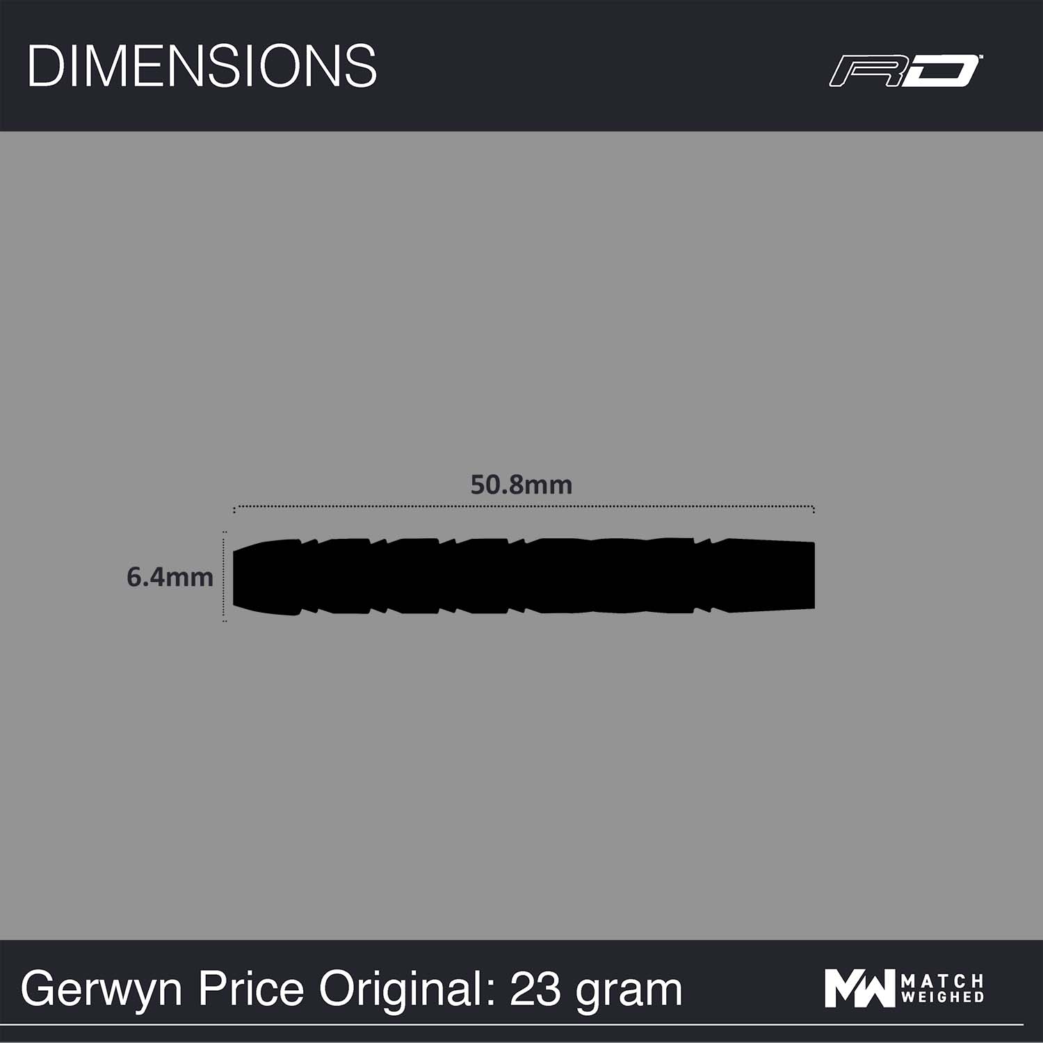Red Dragon Gerwyn Price Original | Steeltip dartpijlen | 90% Tungsten - Afbeelding 8