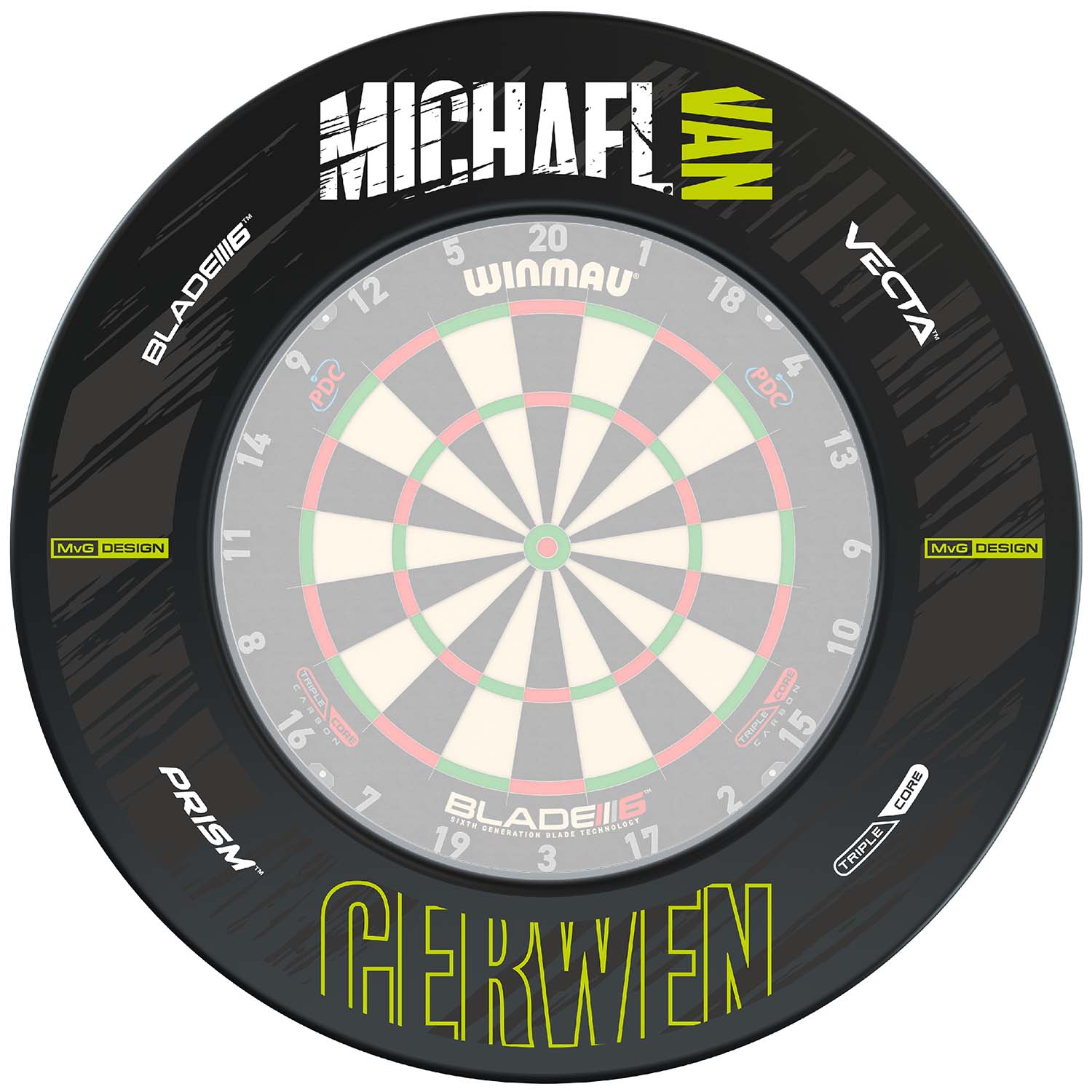 Winmau Michael van Gerwen Retro surround - Afbeelding 2