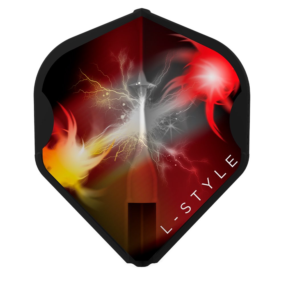 L-Style set van 3 flights | Signature Champagne EZ L1 | Mensur Suljovic - Afbeelding 2