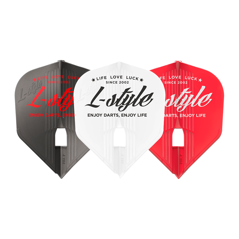 Set van L-Style set van 3 flights | Signature Champagne PRO L3 KAMI | Vintage Logo A.