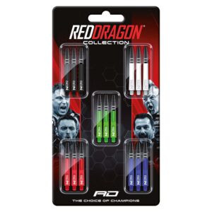 Red Dragon Nitrotech | Dart Shafts Card | Combo Pack | Medium
