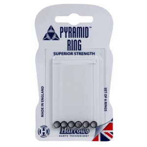 Harrows Pyramid Shaft Rings | 6 stuks | Verschillende kleuren