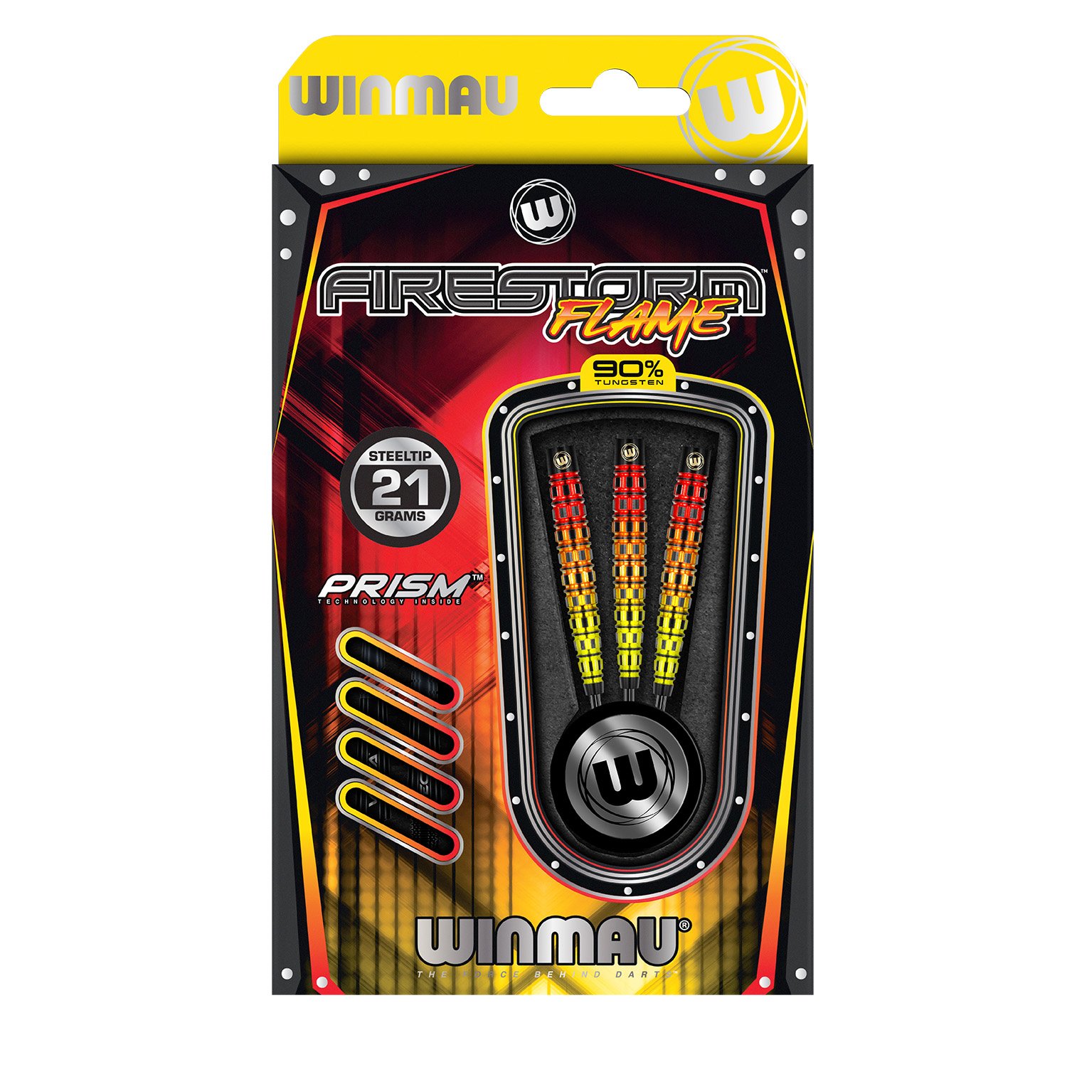 Winmau Firestorm Flame steeltip dartpijlen | 90% Tungsten - Afbeelding 5