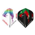 Red Dragon flights Peter Wright 'Snakebite' Yin Yang Black & White