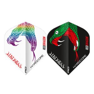 Red Dragon flights Peter Wright 'Snakebite' Yin Yang Black & White