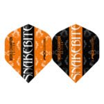 Red Dragon set van 3 flights | Peter Wright 'Snakebite' | Yin Yang Orange & Black