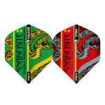 Red Dragon set van 3 flights | Peter Wright 'Snakebite' | Yin Yang Red & Green