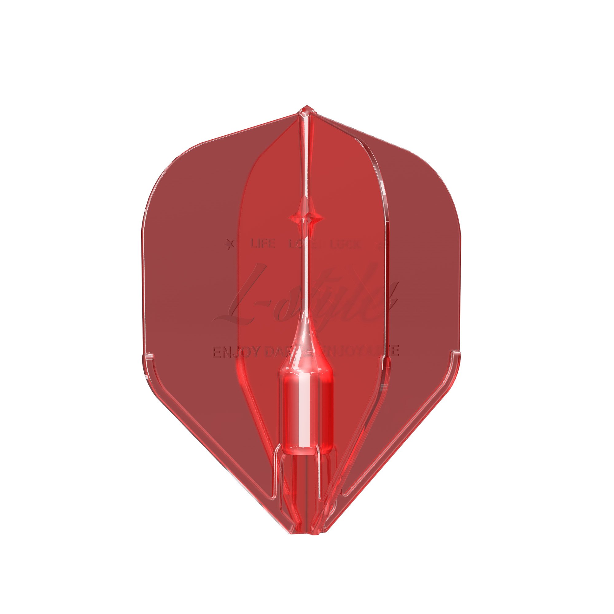L-Style set van 3 flights | EZ L1 FANTOM | Red - Afbeelding 2