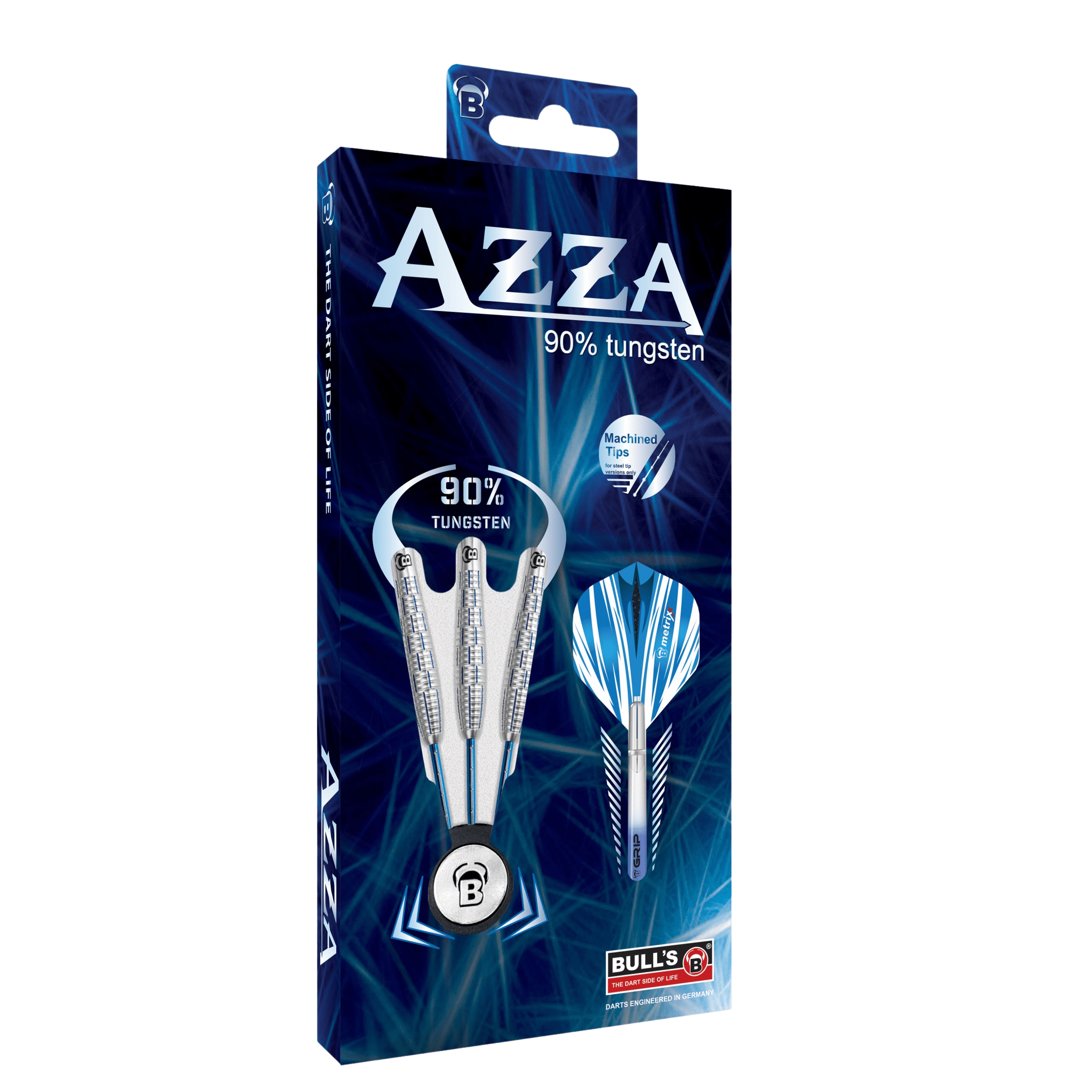 Bull's Azza | Steeltip Dartpijlen | 90% Tungsten | Meerdere Variaties - Afbeelding 2