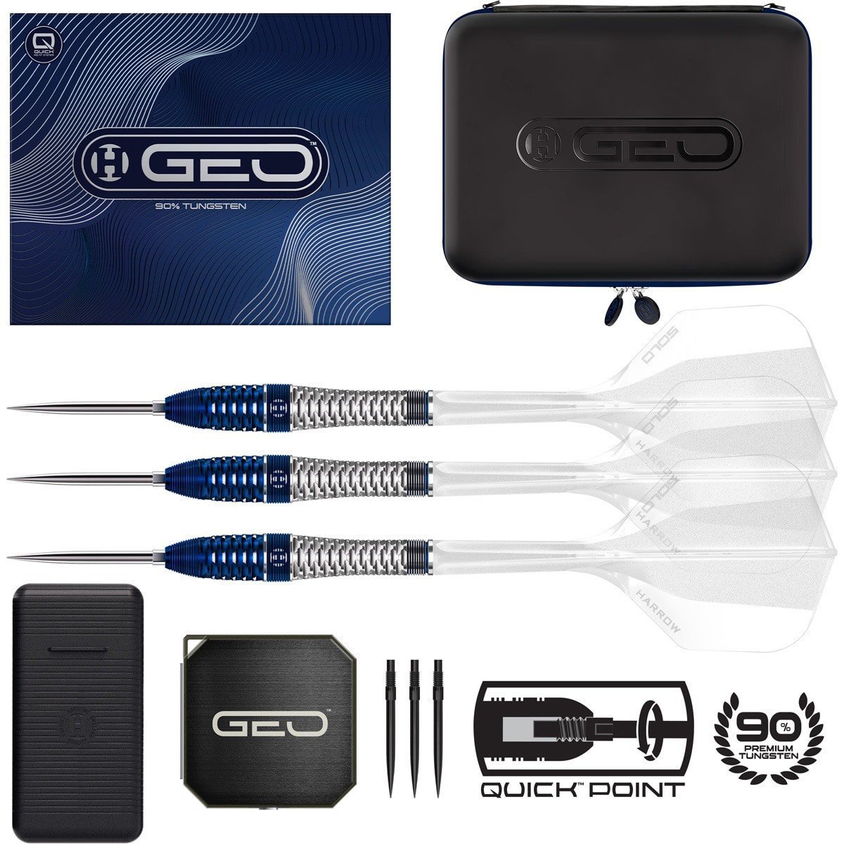 Harrows Geo Bomb 03 | Steeltip dartpijlen | 90% Tungsten | Meerdere Variaties - Afbeelding 3